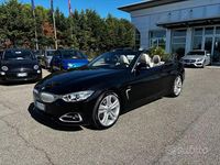 Usata BMW 420 Luxury Line 184 CV (135 kW) 2015 Nero Cabrio