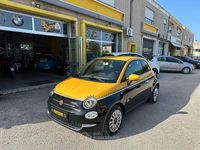 Begagnad Fiat 500 Lounge 69 HK (50 kW) 2017 Gul Halvkombi