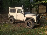 Usata Land Rover Defender 122 CV (89 kW) 2002 Bianco Station wagon
