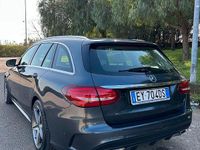 Usata Mercedes C200 AMG 136 CV (100 kW) 2015 Grigio Berlina