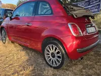 Usata Fiat 500C Lounge 69 CV (50 kW) 2009 Rosso Cabrio