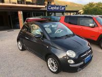 Usata Fiat 500C Lounge 69 CV (50 kW) 2014 Nero Cabrio