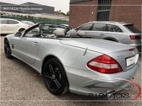 Usata Mercedes SL500 306 CV (225 kW) 2002 Blu Cabrio