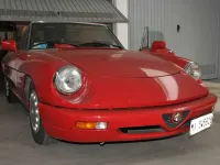 Usata Alfa Romeo Spider 106 CV (77 kW) 1992 Rosso Cabrio