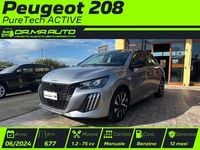 Usata Peugeot 208 Active 74 CV (54 kW) 2024 Grigio Utilitaria