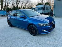 Usata VW Polo 95 CV (69 kW) 2018 Blu Berlina