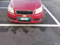 Usata Chevrolet Aveo 84 CV (61 kW) 2009 Rosso Berlina