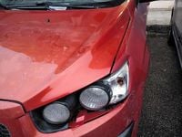 Usata Chevrolet Aveo 86 CV (63 kW) 2011 Rosso Berlina