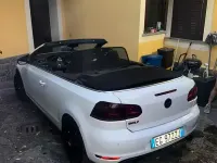 Usata VW Golf 105 CV (77 kW) 2011 Bianco Cabrio
