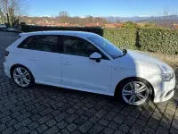 Usata Audi A3 S-Line 150 CV (110 kW) 2013 Bianco Berlina
