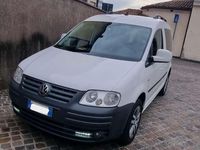 Usata VW Caddy 105 CV (77 kW) 2009 Bianco Monovolume