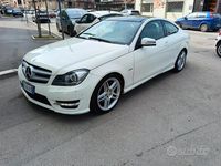 Usata Mercedes C250 Executive 204 CV (150 kW) 2011 Bianco Coupé