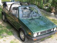 Usata VW Golf 70 CV (51 kW) 1982 Verde Cabrio