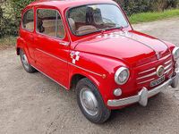 Usata Fiat 600 1960 Rosso Berlina