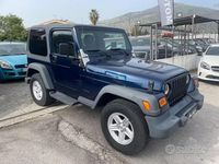 Usata Jeep Wrangler 118 CV (86 kW) 2002 Blu SUV