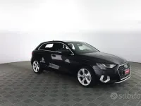 Usata Audi A3 Advanced 116 CV (85 kW) 2021 Nero Berlina