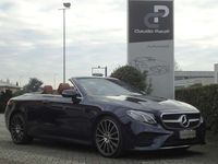 Usata Mercedes E220 Premium Plus 194 CV (142 kW) 2018 Tanzanite Cabrio