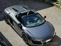 Usata Audi R8 Spyder Ambiente 430 CV (316 kW) 2014 Grigio Cabrio