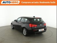 Usata BMW 116 Advantage 115 CV (84 kW) 2018 Nero Utilitaria