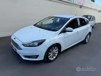 Begagnad Ford Focus Titanium X 125 HK (91 kW) 2017 Vit Sedan