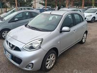 Usata Nissan Micra Tekna 80 CV (58 kW) 2014 Argento Utilitaria