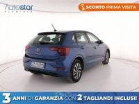 Usata VW Polo Life 95 CV (69 kW) 2023 Blu Berlina