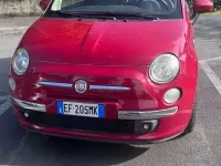 Usata Fiat 500 Lounge 69 CV (50 kW) 2010 Rosso Utilitaria