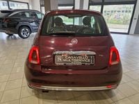 Usata Fiat 500 Lounge 69 CV (50 kW) 2016 Bordeaux opera metallizzato Utilitaria