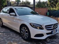 Usata Mercedes C220 170 CV (125 kW) 2017 Bianco Station wagon