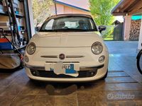 Usata Fiat 500 75 CV (55 kW) 2009 Bianco Cabrio
