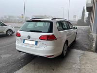 Usata VW Golf VII Comfortline 110 CV (80 kW) 2014 Bianco Station wagon