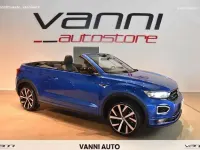 Usata VW T-Roc Cabriolet R-line 150 CV (110 kW) 2021 Blu/azzurro Cabrio