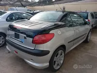 Usata Peugeot 206 CC 109 CV (80 kW) 2002 Grigio Cabrio
