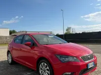 Usata Seat Leon 105 CV (77 kW) 2014 Rosso Berlina