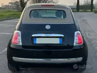 Usata Fiat 500 Lounge 69 CV (50 kW) 2011 Nero Utilitaria