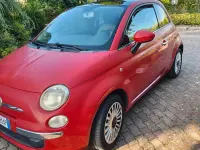 Usata Fiat 500 69 CV (50 kW) 2009 Rosso Cabrio