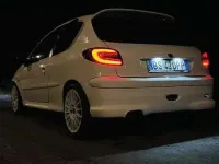 Usata Peugeot 206 109 CV (80 kW) 2001 Bianco Berlina