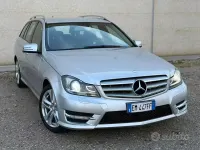 Usata Mercedes C220 Avantgarde 170 CV (125 kW) 2012 Grigio Station wagon