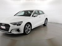 Usata Audi A3 Advanced 200 CV (147 kW) 2021 Bianco Berlina