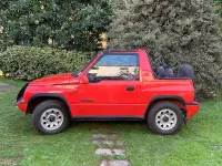 Usata Suzuki Vitara 80 CV (58 kW) 1993 Rosso Cabrio