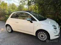 Usata Fiat 500C Lounge 69 CV (50 kW) 2019 Bianco Cabrio