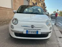 Usata Fiat 500C Lounge 95 CV (69 kW) 2013 Bianco Cabrio