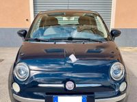 Usata Fiat 500 Lounge 75 CV (55 kW) 2009 Blu Cabrio
