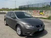 Usata Seat Leon 105 CV (77 kW) 2014 Grigio Station wagon