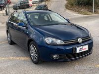 Usata VW Golf VI Highline 122 CV (89 kW) 2010 Blu Utilitaria