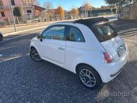 Usata Fiat 500C Lounge 69 CV (50 kW) 2009 Bianco Cabrio
