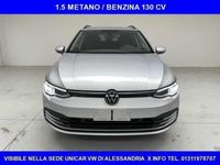 Usata VW Golf VIII Life 131 CV (96 kW) 2022 Argento metallizzato Station wagon