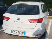 Usata Seat Leon ST Style 116 CV (85 kW) 2017 Bianco Station wagon