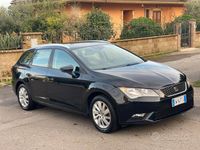 Usata Seat Leon 105 CV (77 kW) 2014 Nero Station wagon