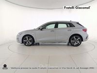 Usata Audi A3 Advanced 204 CV (150 kW) 2021 Argento fioretto metallizzato Berlina